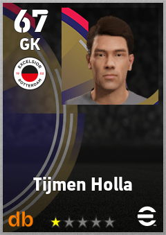 Tijmen Holla — GK, OVR 67, MAX 67