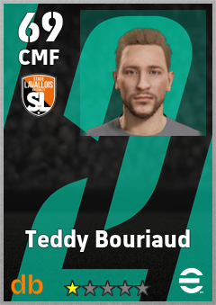 Teddy Bouriaud — CMF, OVR 69, MAX 69