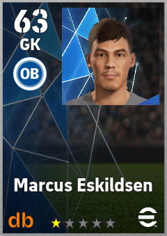 Marcus Eskildsen — GK, OVR 63, MAX 63