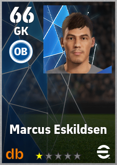 Marcus Eskildsen — GK, OVR 66, MAX 66