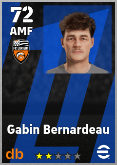 Gabin Bernardeau eFootball player card
