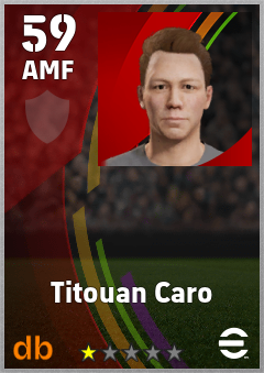 Titouan Caro eFootball player card