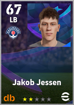 Jakob Jessen — LB, OVR 67, MAX 67