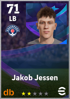 Jakob Jessen — LB, OVR 71, MAX 71