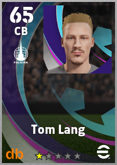 Tom Lang — CB, OVR 65, MAX 65