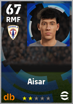 Aisar — RMF, OVR 67, MAX 67