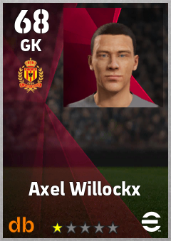 Axel Willockx — GK, OVR 68, MAX 68