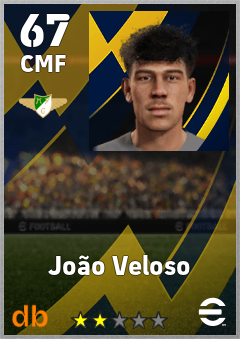 João Veloso — CMF, OVR 67, MAX 67