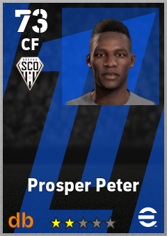 Prosper Peter — CF, OVR 73, MAX 73
