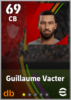 Guillaume Vacter eFootball player card