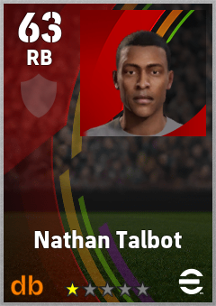 Nathan Talbot eFootball player card