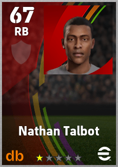 Nathan Talbot — RB, OVR 67, MAX 67