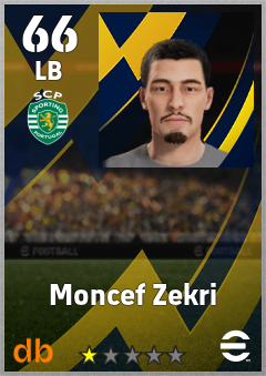 Moncef Zekri — LB, OVR 66, MAX 66