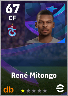 René Mitongo — CF, OVR 67, MAX 67