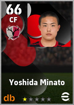 Yoshida Minato — CF, OVR 66, MAX 66