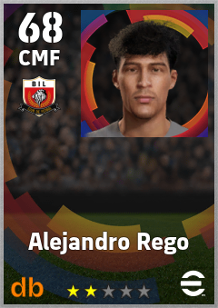 Alejandro Rego — CMF, OVR 68, MAX 68