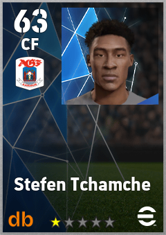 Stefen Tchamche — CF, OVR 63, MAX 63