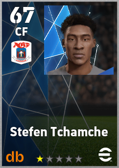 Stefen Tchamche — CF, OVR 67, MAX 67