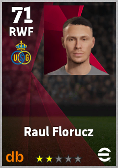 Raul Florucz — RWF, OVR 71, MAX 71