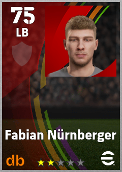 Fabian Nürnberger — LB, OVR 75, MAX 75