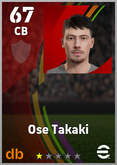 Ose Takaki eFootball player card