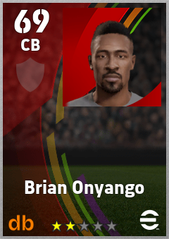 Brian Onyango eFootball player card