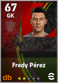 Fredy Pérez eFootball player card