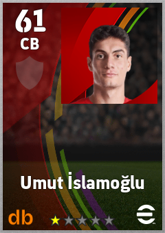Umut İslamoğlu eFootball player card
