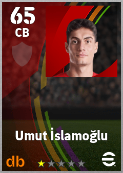 Umut İslamoğlu — CB, OVR 65, MAX 65