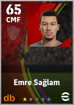 Emre Sağlam — CMF, OVR 65, MAX 65