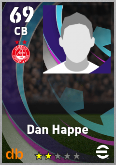 Dan Happe — CB, OVR 69, MAX 69