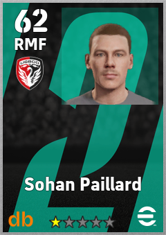 Sohan Paillard — RMF, OVR 62, MAX 62