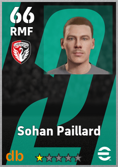 Sohan Paillard — RMF, OVR 66, MAX 66