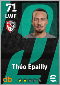 Théo Epailly — LWF, OVR 71, MAX 71