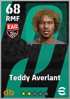 Teddy Averlant — RMF, OVR 68, MAX 68