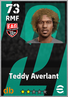 Teddy Averlant — RMF, OVR 73, MAX 73