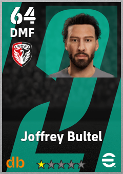 Joffrey Bultel — DMF, OVR 64, MAX 64