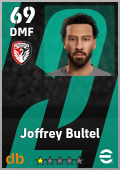 Joffrey Bultel — DMF, OVR 69, MAX 69