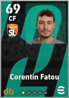 Corentin Fatou — CF, OVR 69, MAX 69