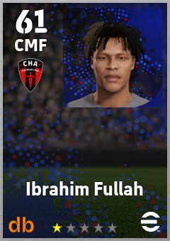 Ibrahim Fullah — CMF, OVR 61, MAX 61