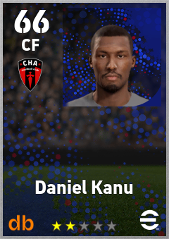 Daniel Kanu — CF, OVR 66, MAX 66