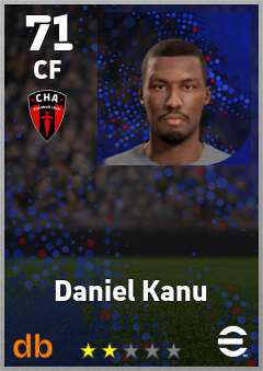 Daniel Kanu — CF, OVR 71, MAX 71