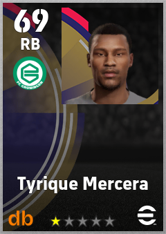 Tyrique Mercera — RB, OVR 69, MAX 69