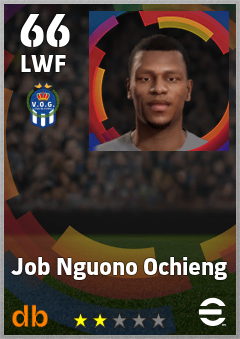 Job Nguono Ochieng — LWF, OVR 66, MAX 66