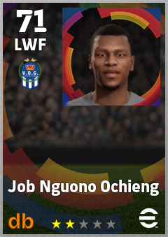 Job Nguono Ochieng — LWF, OVR 71, MAX 71