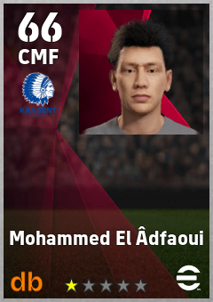 Mohammed El Âdfaoui — CMF, OVR 66, MAX 66