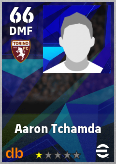 Aaron Tchamda — DMF, OVR 66, MAX 66