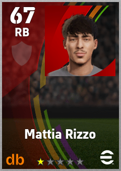 Mattia Rizzo — RB, OVR 67, MAX 67