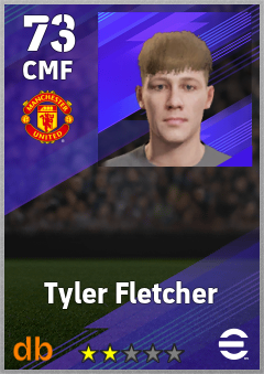 Tyler Fletcher — CMF, OVR 73, MAX 73