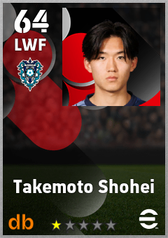 Takemoto Shohei — LWF, OVR 64, MAX 64
